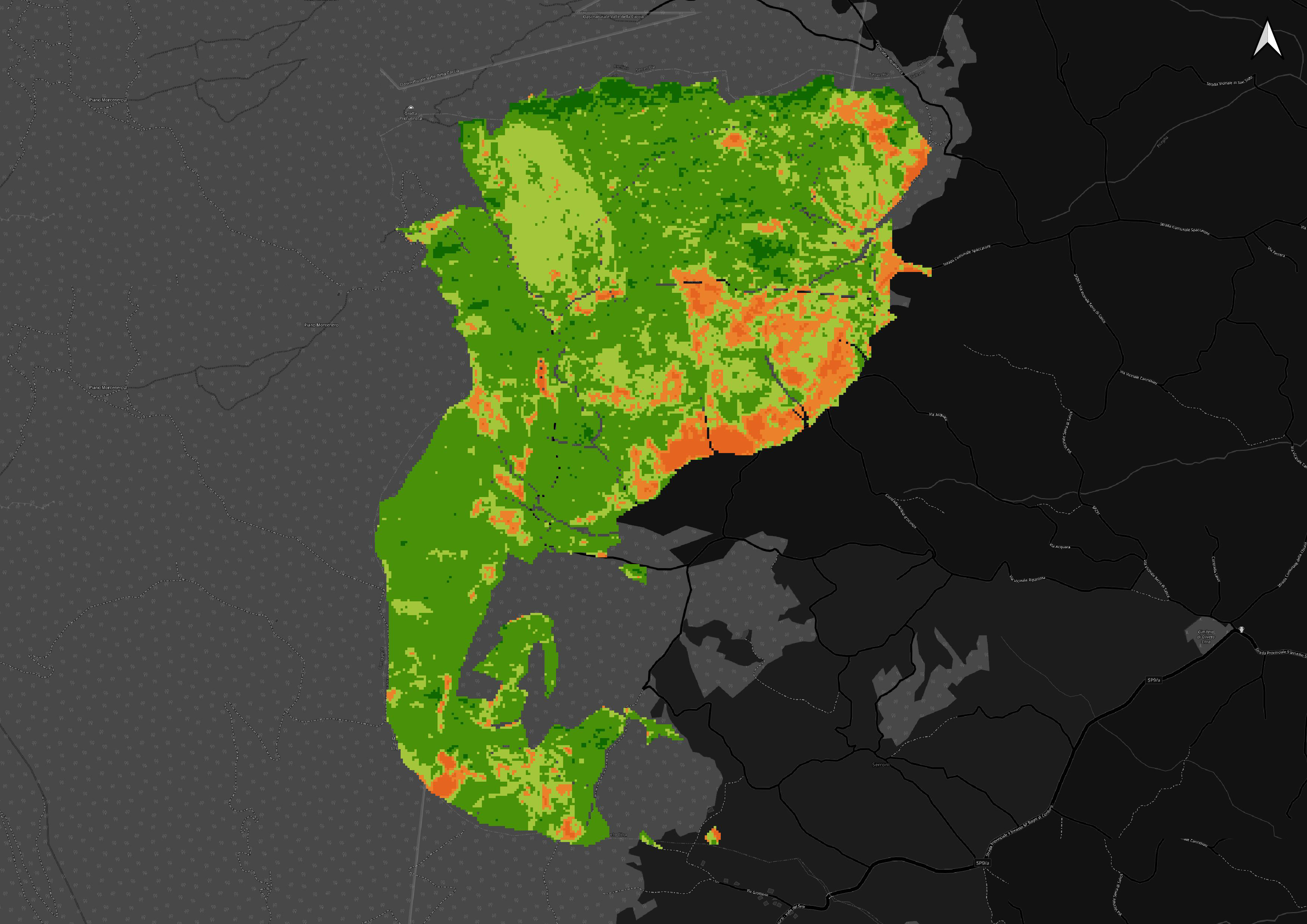 Mappa di Salute della Vegetazione Forestale